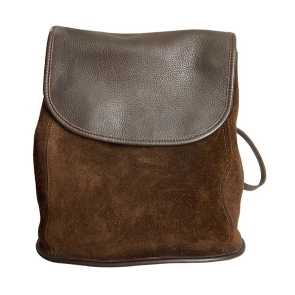 Coach 9016 vintage Berkeley convertible backpack combination leather suede RARE